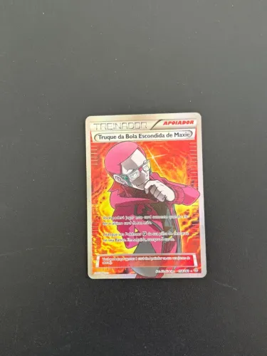 Carta pokemon Truque da bola escondida de Maxie