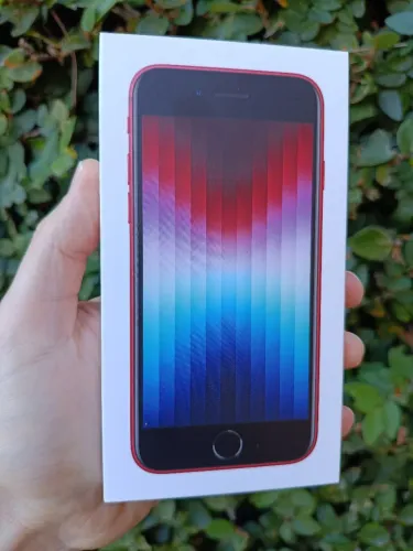 Lacrado - iPhone SE 2022 64GB Red Novo 1 ano de Garantia Apple