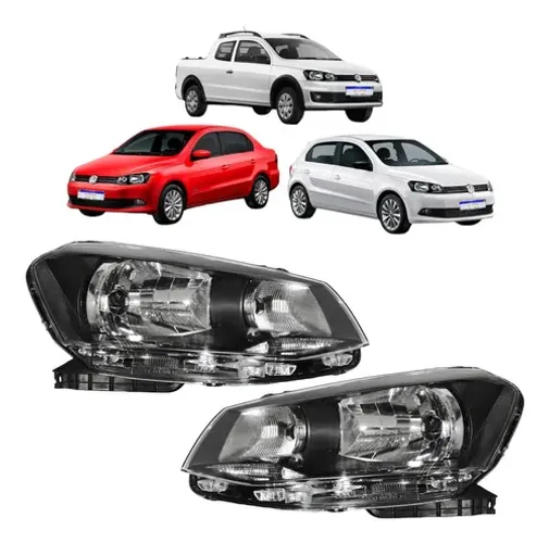 Par Farol Gol Saveiro Voyage G6 2013 2014 2015 2016 Simples  Direito