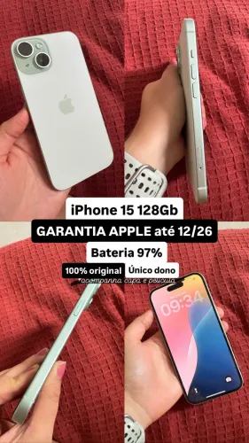 iPhone 15 128 Garantia Apple 