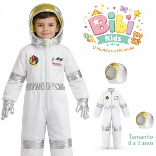 Fantasia infantil Astronauta Unissex