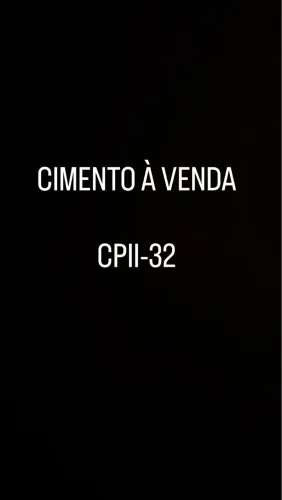 Vendo 14 sacos de cimento por 650R$