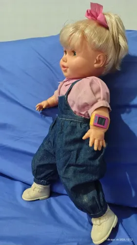 Raridade 1999! Boneca Kika Reloginho Gigante Baby Brink original<br>
