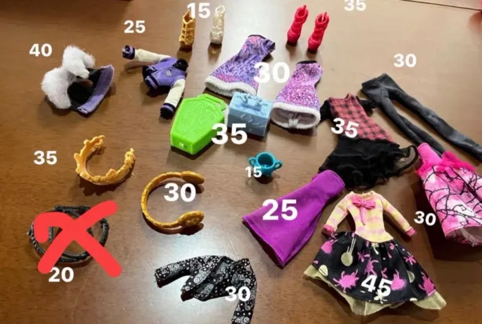 Kit acessórios boneca ever after high e monster high 