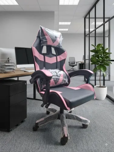 CADEIRA GAMER SPEED RACER RECLINÁVEL ROSA Nova lacrada