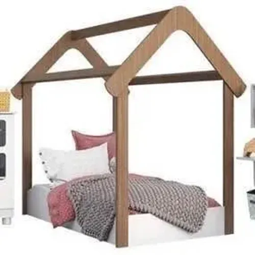 Cama Montessori c/ colchão - usada em perfeito estado!