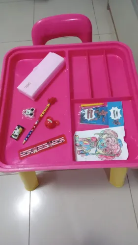 Kit infantil  de mesinha,  cadeira  