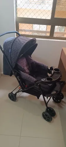 Kit Carrinho de bebê + bebê conforto bem novinhos