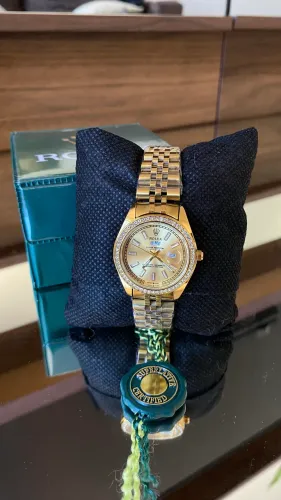 Relógio Rolex Dourado Quartz