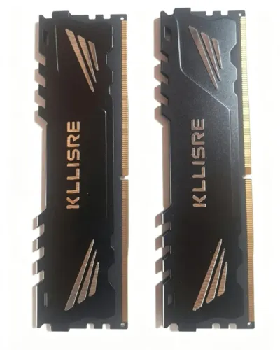 Par Memória RAM Kllisre 16GB (2x8GB) DDR4 3600MHz CL16 C/ Dissipador NOVAS