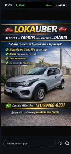 Aluguel carros pra aplicativo contato 31- *.