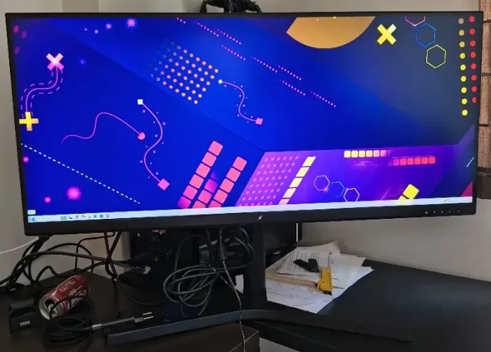 Monitor Ultrawide 34" SuperFrame Quad HD 3440x1440 165Hz IPS HDR FreeSync SFV3415