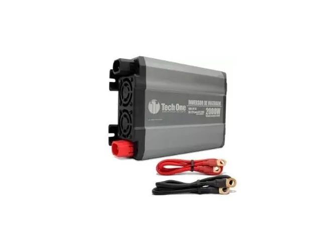 Inversor 2000w 12v Para 220v Conversor Tomada E Usb Techone