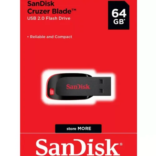 Pen Drive 64 gb Sandisk(Honestidade e Qualidade Distribuidora JK Eletrônicos)