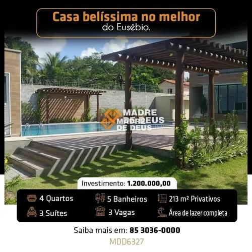 Linda Casa Plana no Condominio 14K