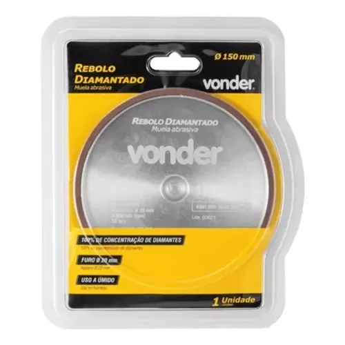 Rebolo Diamantado Para Afiação De Serras Vonder