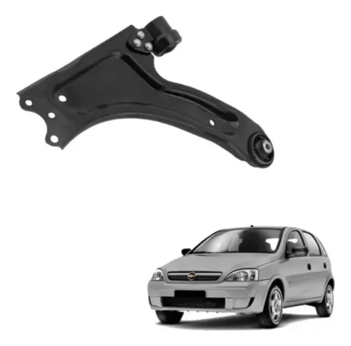 Bandeja Suspensão Dianteiro Chevrolet Corsa II 2002 à 2012 - D/E - Bucha - Nakata