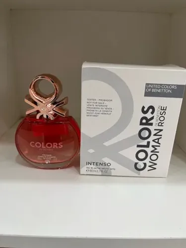 Perfume Tester Colors Woman Rose Intenso edp 80ml United Colors of Benetton 