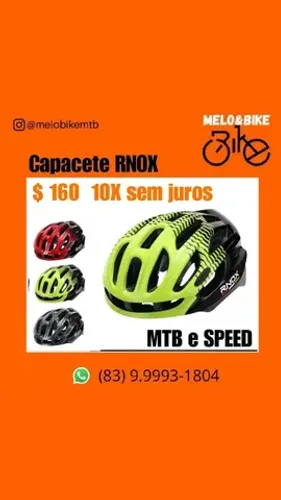 Capacete RNOX para MTB e SPEED