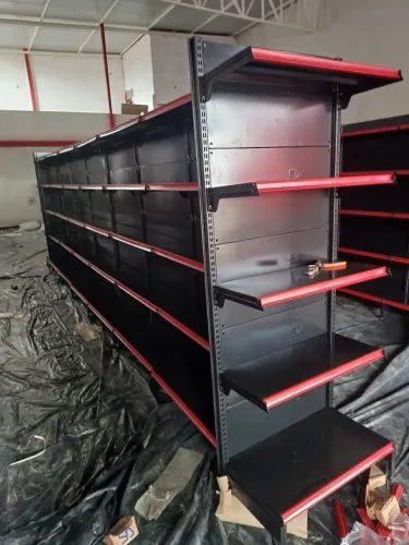 Gôndolas de aço nova pra comércio supermercados