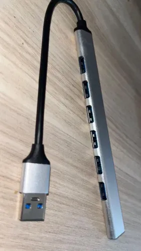 Hub USB De Alta Velocidade 3.0 7 Portas Multi Splitter