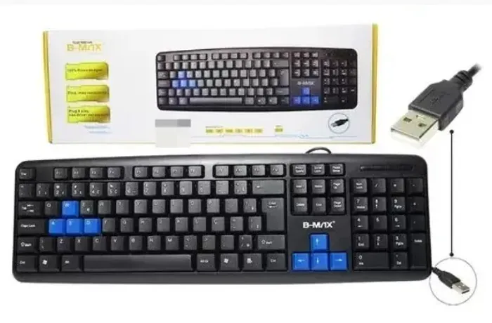 (NOVO) Teclado Com Fio B-Max BM-T01