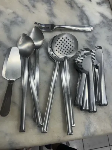Kit utensílios em inox