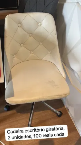 Cadeira super boa nova 2 UNIDADES