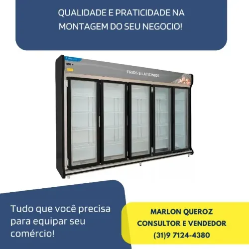 Freezer Auto Serviço 5  Portas Novo