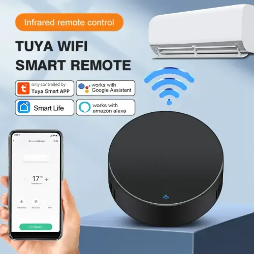 Controle Remoto Wifi Inteligente TV Ar Condicionado Infravermelho IR Smart Alexa Google