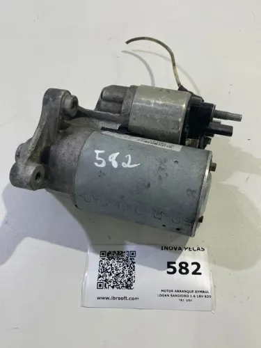 Motor Arranque Symbol Logan Sandeiro 1.6 16v 8200 781 939