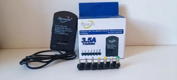 FONTE DE ALIMENTAÇAO UNIVERSAL 7 PINOS 3.5A 42W DE 3.5 A 12V