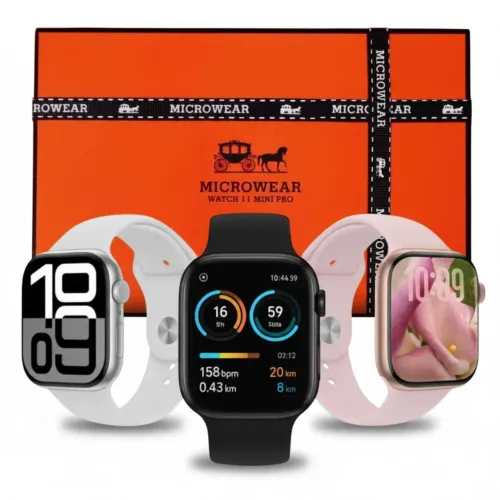 Relogio Smartwatch W11 Mini Pro Série 11 Lançamento 2026 Amoled GPS WhatsApp ChatGPT NFC
