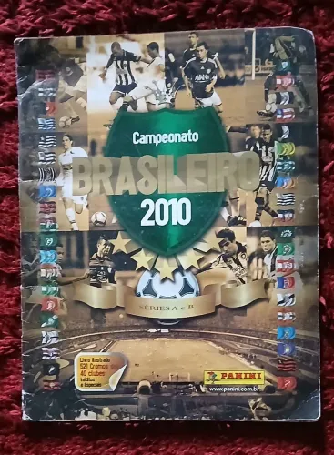 Livro de Figurinhas Campeonato Brasileiro 2010 Panini