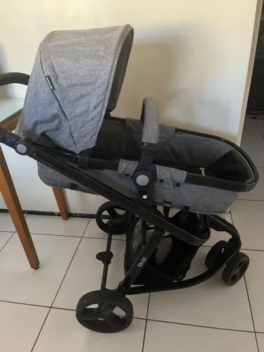 Carrinho de Bebê SAFETY Cinza