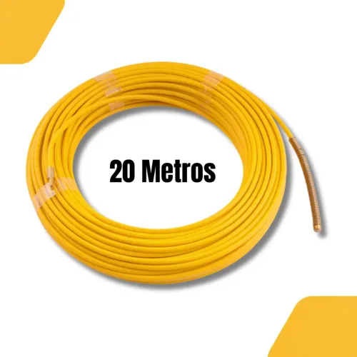 Guia Passa Fio 20 Metros Amarelo