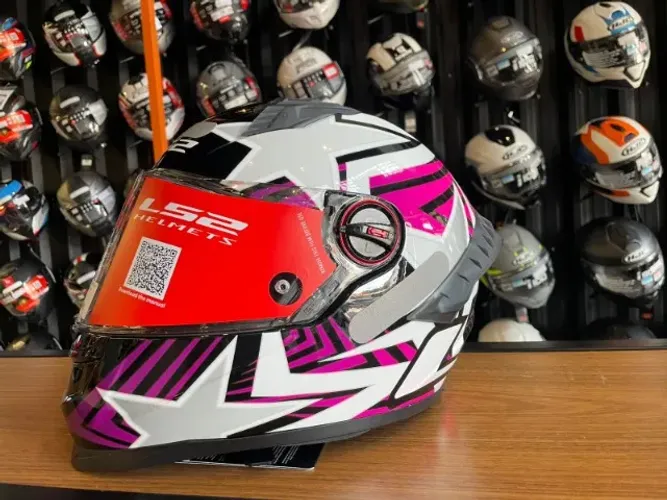 CAPACETE LS2 FF358 PRO ESTELLAR PINK