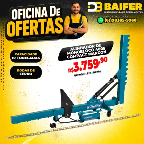 Alinhador de Monobloco 10 Toneladas 4005 Compact Marcon