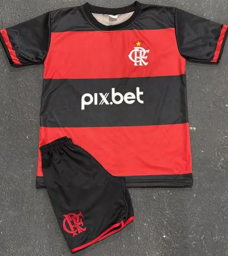 Conjunto futebol Flamengo Infantil