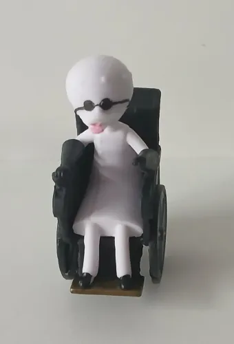BONECO MINIATURA DISNEY O ESTRANHO MUNDO DE JACK DOUTOR DR. FINKELSTEIN ORIGINAL