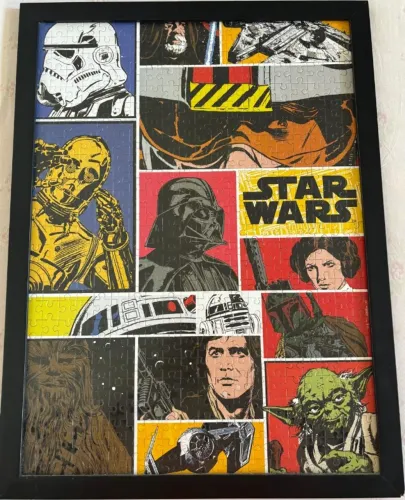 Quadro quebra-cabeça Star Wars - 50x40cm