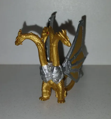 MINIATURA MONSTRO GODZILLA MECHA KING REI GHIDORAH