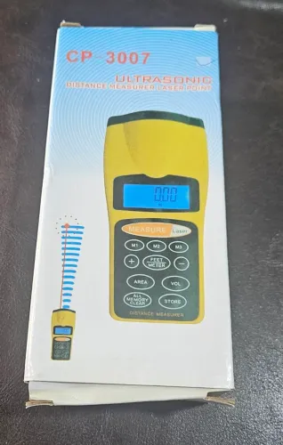 Trena Digital Mira Laser Eletrônica Ultra Sônica Até 18 Mts - ultrasonica.