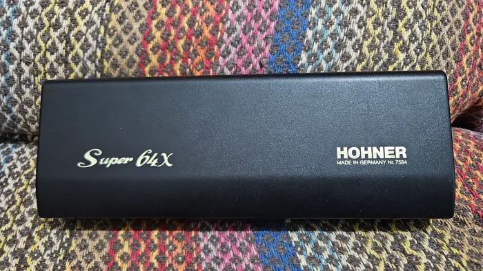Gaita cromática Hohner Super 64x. OPORTUNIDADE!