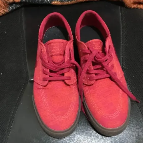 Tênis Nike sb Stefan Janoski canvas vermelho