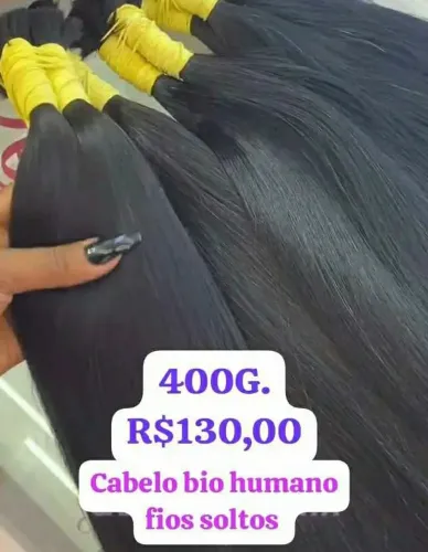 Cabelo fios soltos bio humano 