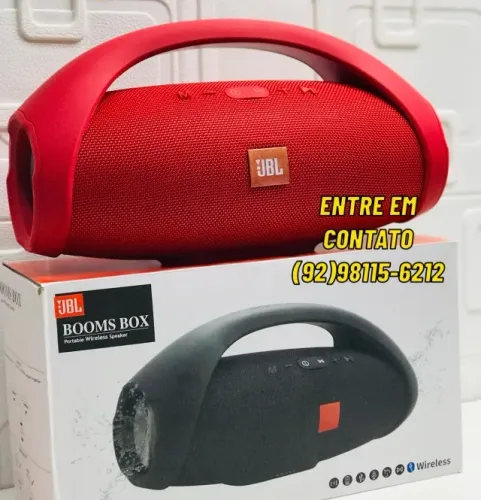 Caixa De Som Bluetooth Boombox Da JBL - Entrega das 9 até 22hrs