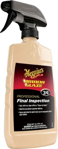 Finalizador Inspeçao Final Meguiars Mirror Glaze M34 473 Ml