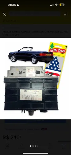 Modulo central câmbio automático original Audi 80 V6 94 95