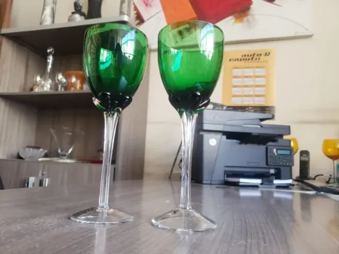 CONJUNTO DE TARÇAS CRISTAL VERDE 110,00
